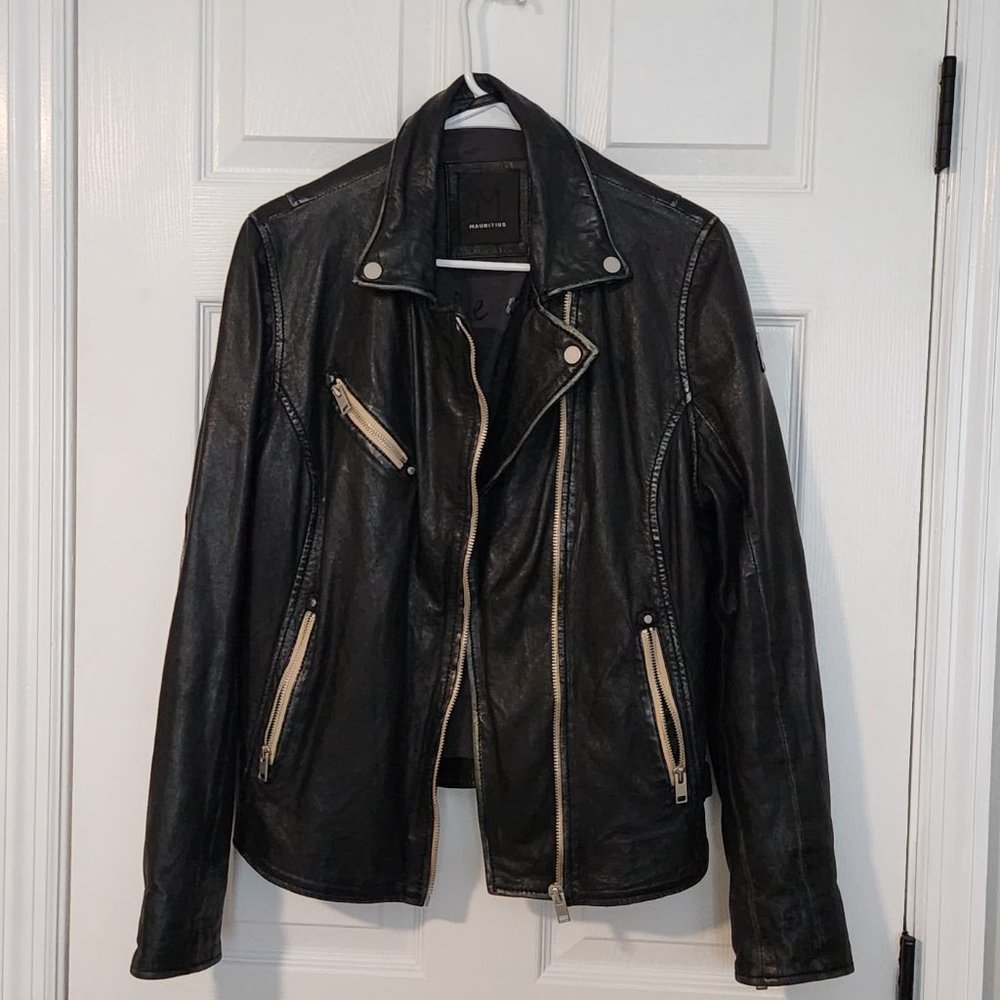 Mauritius - Woman's Leather Jacket - Black